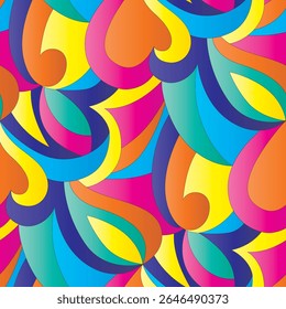Abstract pattern seamless. Design for fabric, wallpaper, wrapping, background.