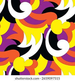 Patrón Abstractas sin costuras. Diseño para tela, Fondo de pantalla, envoltura, fondo.