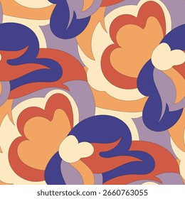 Abstract pattern seamless. Design for fabric, wallpaper, wrapping, background.
