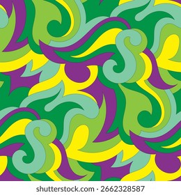 Padrão abstrato sem emenda. Design para tecido, papel de parede, envoltório, fundo.