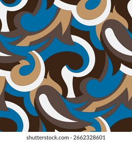 Abstract pattern seamless. Design for fabric, wallpaper, wrapping, background.