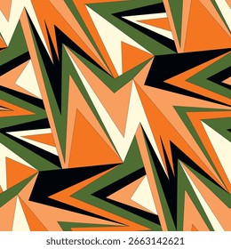 Padrão abstrato sem emenda. Design para tecido, papel de parede, envoltório, fundo.