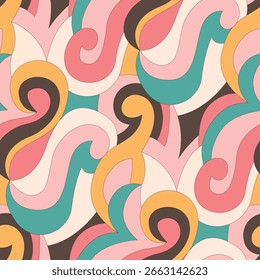 Abstract pattern seamless. Design for fabric, wallpaper, wrapping, background.