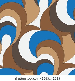Abstract pattern seamless. Design for fabric, wallpaper, wrapping, background.