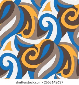 Abstract pattern seamless. Design for fabric, wallpaper, wrapping, background.