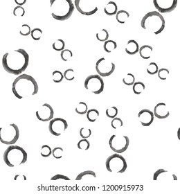 Abstract Pattern Seamless figure gray and black color. For your design. Vector.