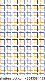 Abstract pattern seamless repeat line square crop icon yellow and blue color background