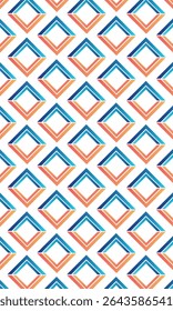 Abstract pattern seamless repeat square diamond two color gradient background