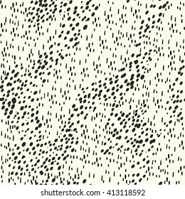 Abstract pattern, seamless. Spots on white background svg