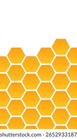 Panales de abeja amarillos inconsútiles del hexágono del modelo Abstractas con el espacio negativo en el fondo blanco