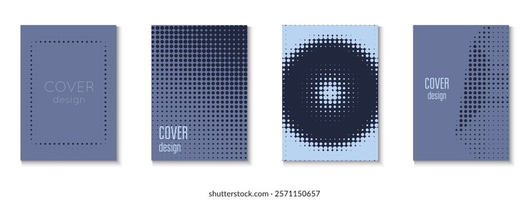 Abstract Pattern Set. Future Concept In Minimal Layout. Linear Shapes For Brand Folder. Book Flyer. Minimalist Business Poster. Geometric Graphic Background. Trendy Abstract Pattern