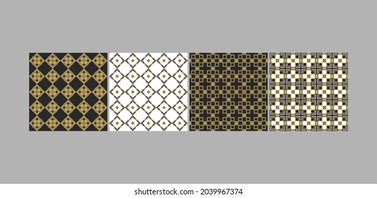 abstract pattern set, seamless repeat pattern, seamless vector background 