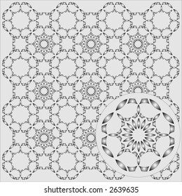 Abstract pattern. A pattern simulating a metal lattice