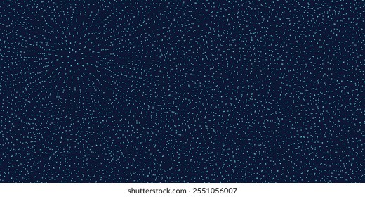 Patrón Abstractas de Pequeños puntos azules sobre un fondo azul oscuro.