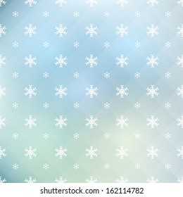 abstract pattern of snowflakes. vector eps10