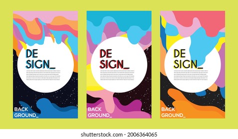 Abstract pattern with soft colors backround for poster, banner, cover, layout, flayer and story media social template
