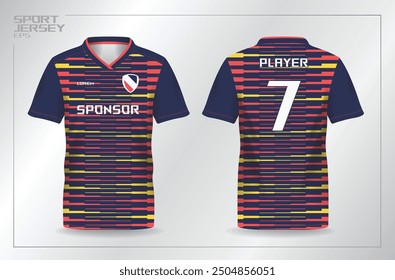 abstract pattern sport jersey for football and soccer shirt template