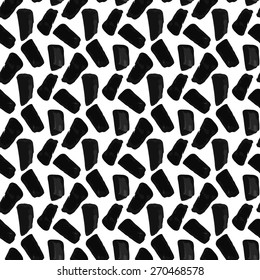 Abstract pattern of spots mascara. Beautiful monochrome pattern of brush strokes. grunge splash background