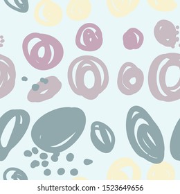 abstract pattern of spots in muted colors for textiles
