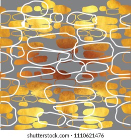 Abstract pattern with spots. Paint texture, summer seamless background.