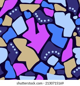Abstract pattern with spots. Pattern for textiles, fabric, packaging paper, background, wallpaper.