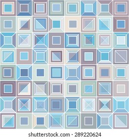 Abstract pattern with square tiles