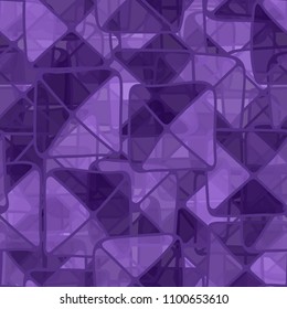 Abstract pattern. The squares are divided into triangles. A hodgepodge of colors. Camouflage for the beach.