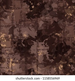 Abstract pattern of stains of rust flowers.