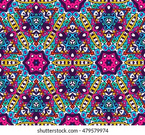 abstract pattern with star and geometric sketchy lines and triangles