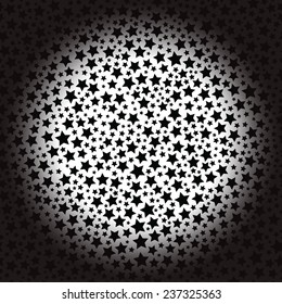 Abstract pattern with stars