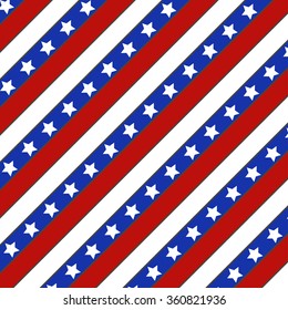 Abstract pattern of stars America background