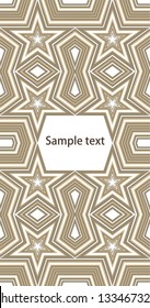 Abstract pattern. Stars geometric background.