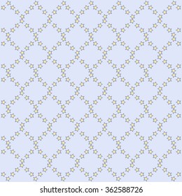 Abstract pattern with stars in pastel tones vector