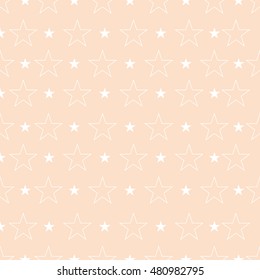 Abstract pattern with stars in pastel tones