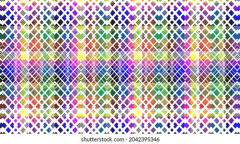 Abstract pattern stencil of Plaid Checkered Fabric Pattern backgrond.EPS 10 Vector high solution illustration background.