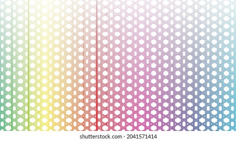 Abstract pattern stencil Rainbow color line background.EPS 10.Vector