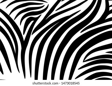 Abstract pattern in the style of a zebra skin. For covers, business cards, banners, prints on clothes, wall decor, posters, canvases, sites. video clips. Vector illustration