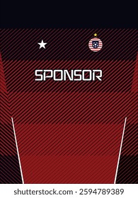 Abstract pattern for sublimation sport jersey