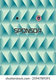 Abstract pattern for sublimation sport jersey