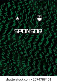 Abstract pattern for sublimation sport jersey