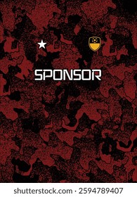 Abstract pattern for sublimation sport jersey
