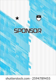 Abstract pattern for sublimation sport jersey