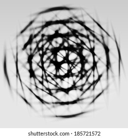 Abstract pattern swirl vector background over light grey neutral