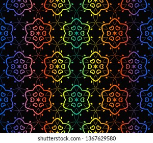 Abstract Pattern Texture or Background. Vector seamless pattern