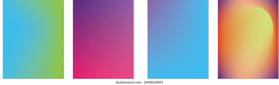 Abstract pattern texture book brochure poster cover gradient template vector set. Modern abstract covers set, minimal annual report covers design. Colorful geometric background, vector illustration,
