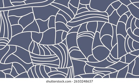 Abstract Pattern Texture Curved Lines with Retro Style. Abstract wavy lines background