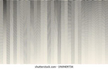 Abstract pattern texture with random lines. Gray geometric background in vintage style. Fabric ornament.