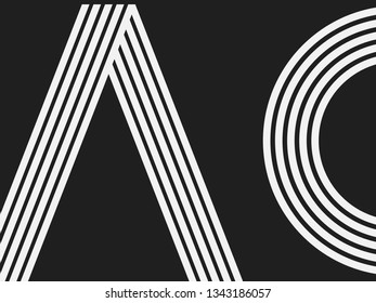 Abstract pattern. Texture with wavy, billowy lines. Optical art background. Wave design white, black. Digital image with a zebra stripes. Vector illustration.