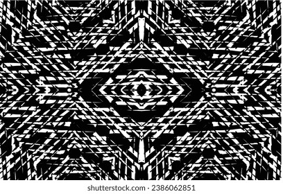 Abstract pattern. Texture with wavy, billowy lines. Optical art background. Wave design black and white. Digital image with a psychedelic stripes. Vector illustration