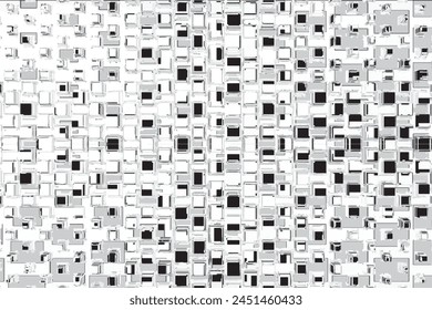 Abstract pattern. Texture with wavy, billowy lines. Optical art background. Wave design black and white. Digital image with a psychedelic stripes. Vector illustration